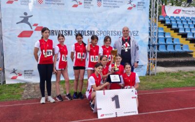 Povijesni uspjeh naših učenica na državnom natjecanju u atletici!